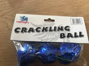 crackling ball